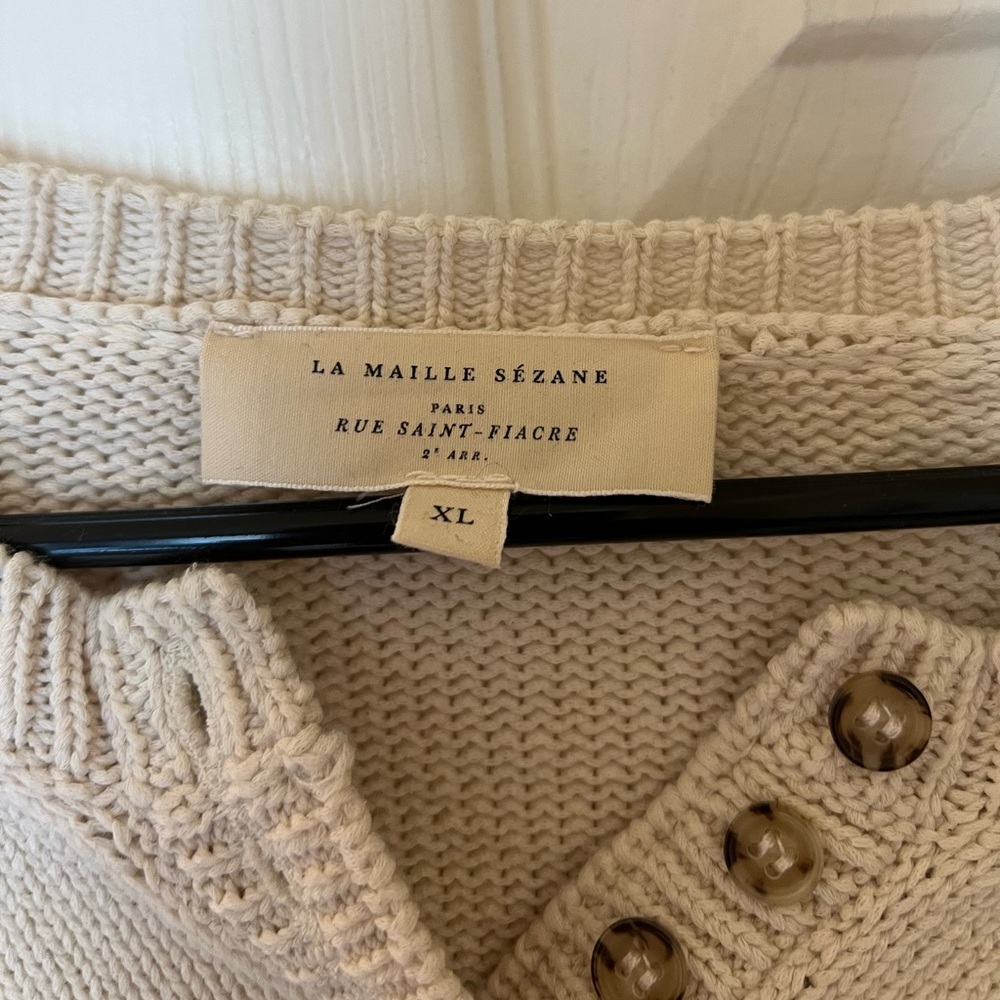 La Maille Sezane Leontine Jumper Striped Crew Neck Sweater